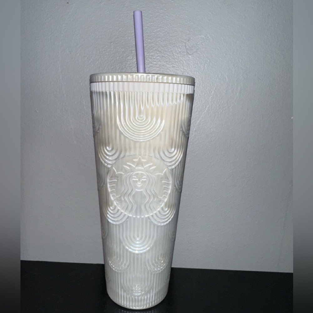 Starbucks Iridescent Tumbler with Straw